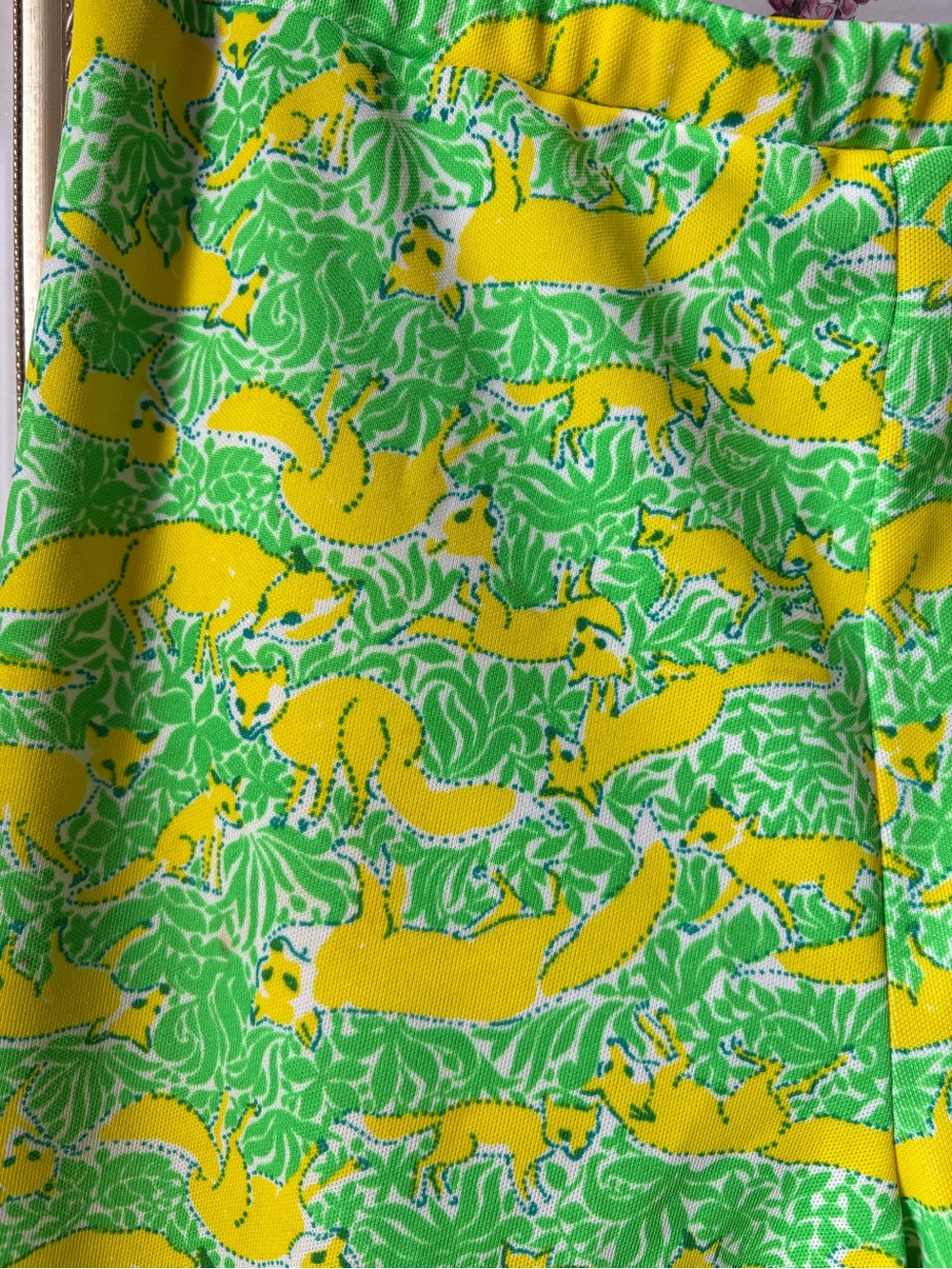 Vintage Lilly Pulitzer Fox Print Pants - Picture 9 of 10